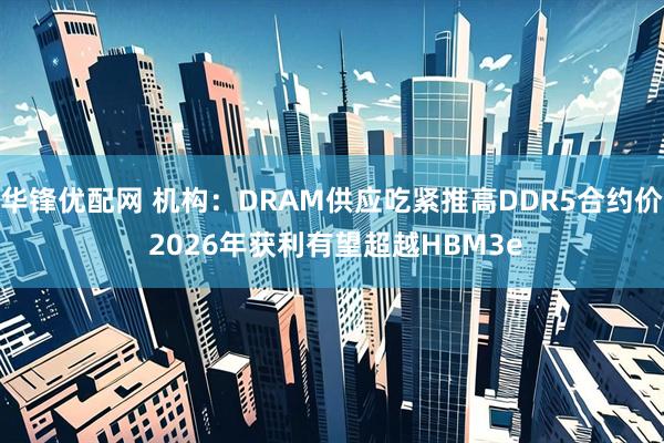 华锋优配网 机构：DRAM供应吃紧推高DDR5合约价 2026年获利有望超越HBM3e